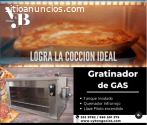 GRATINADOR A GAS ACERO INOXIDABLE