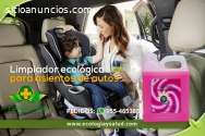 Limpiador ecologico de asientos de auto