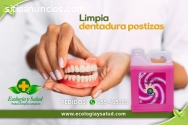 Limpiador ecologico de dentadura postiza