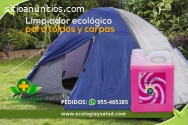 Limpiador ecologico para camping