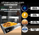 MANTENEDOR DE PAPAS - ACERO INOXIDABLE