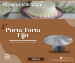 PORTA TORTA FIJO Y GIRATORIO