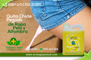 Removedor de chicle en la ropa