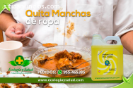 Removedor ecológico de manchas de ropa