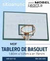 TABLERO CON ACCESORIOS DE BASQUET