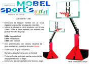 TABLERO DE BASQUET MOVIBLE