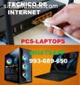 TECNICO DE INTERNET PCS LAPTOPS