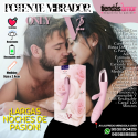 V2/VIBRADOR RECARGABLE PUNTO G/CLITORIS/