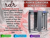 PUERTA GIRATORIA DOBLE ACCESO - RDR SOLU