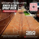 Venta de materiales Spray Deck